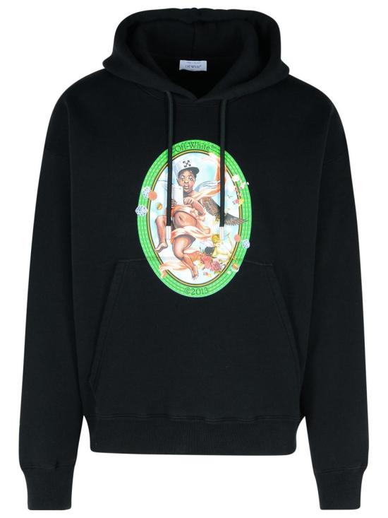 25SS 오프화이트 스웨터 OMBB085S25FLE0031001 Black