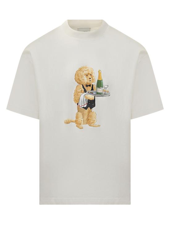 25FW 드롤드무슈 반팔 티셔츠 ITS271CO002 OW OFF WHITE