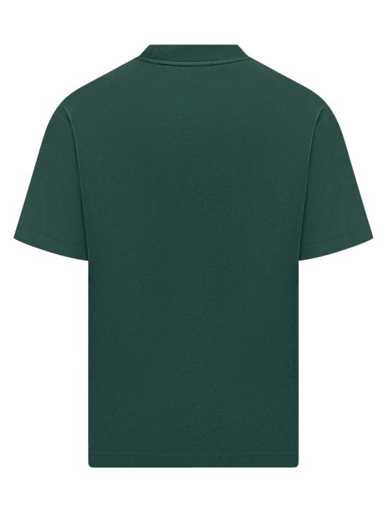 25FW 드롤드무슈 반팔 티셔츠 ITS273CO002 DGN DARK GREEN - DROLE DE MONSIEUR