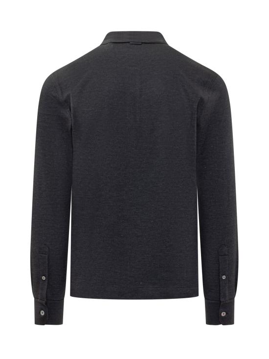 25FW 에르메네질도제냐 폴로 티셔츠 UG381A2G748 B09 412 3NERO - ERMENEGILDO ZEGNA