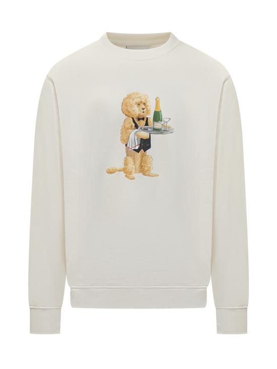 25FW 드롤드무슈 긴팔 티셔츠 ISW182CO127 OW OFF WHITE