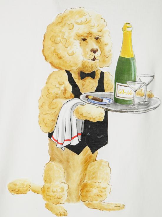 25FW 드롤드무슈 반팔 티셔츠 I TS271 CO002 OW OFF WHITE BIANCO - DROLE DE MONSIEUR