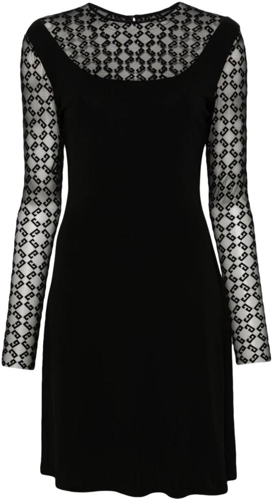 24FW 지방시 미디 원피스 BW229520GU001 BLACK