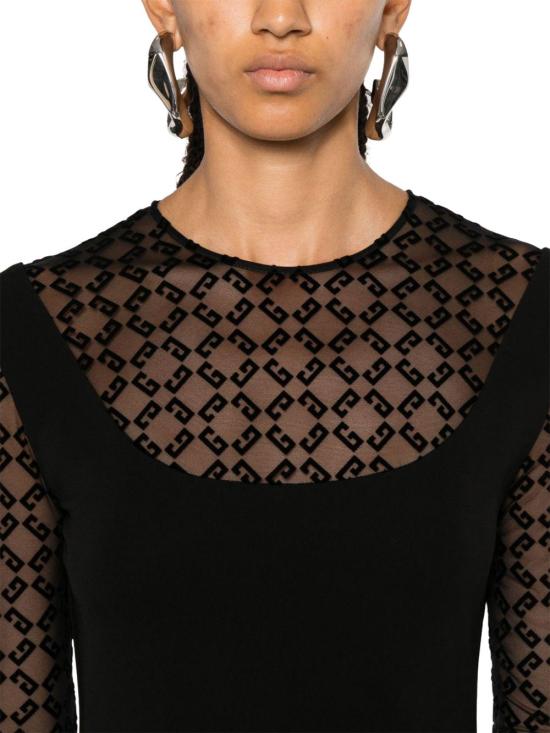 24FW 지방시 미디 원피스 BW229520GU001 BLACK - GIVENCHY