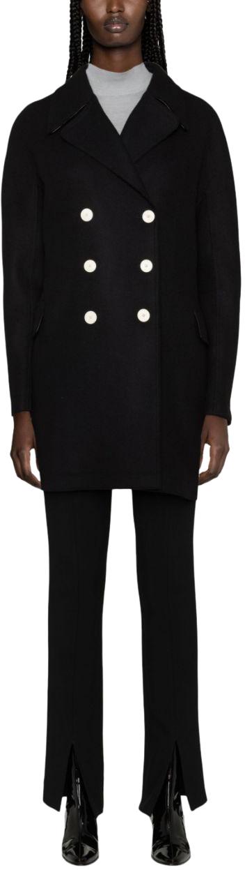  랑방 코트 RWCO00315758A2310 BLACK - LANVIN