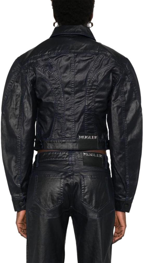  뮈글러 코트 24W6VE0414286B607 BLUE - MUGLER