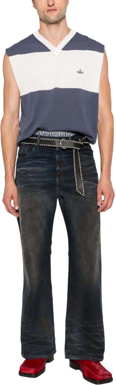 25SS 비비안웨스트우드 니트 베스트 2701002JY003FO102 LICHTBLUE - VIVIENNE WESTWOOD