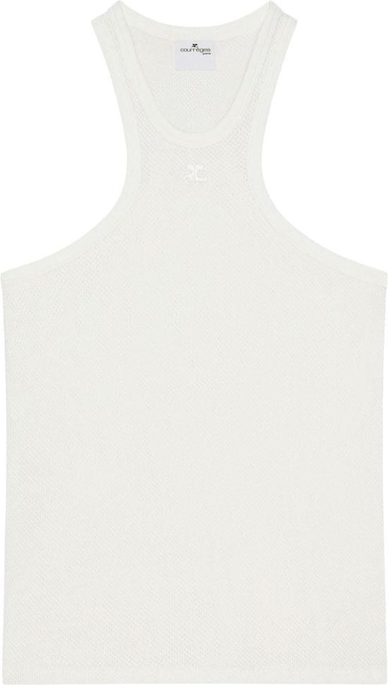 쿠레쥬 민소매 티셔츠 125JDE095JS00690001 WHITE