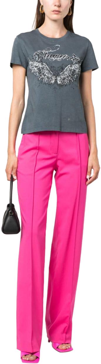  블루마린 반팔 티셔츠 A322T041AC9903 BLACK - BLUMARINE