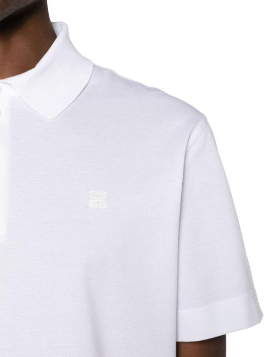  지방시 폴로 티셔츠 BM71KR3YCD100 WHITE - GIVENCHY