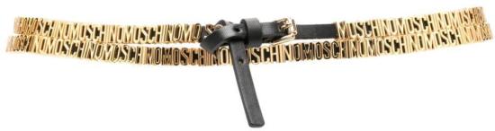  모스키노 슬림 벨트 A804480021555 BLACK