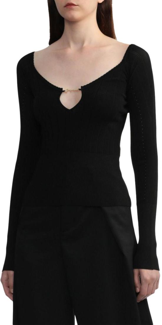 24FW 자크뮈스 스웨터 241KN3572358990 BLACK - JACQUEMUS