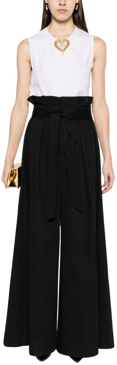  모스키노 민소매 티셔츠 A080704338001 WHITE - MOSCHINO