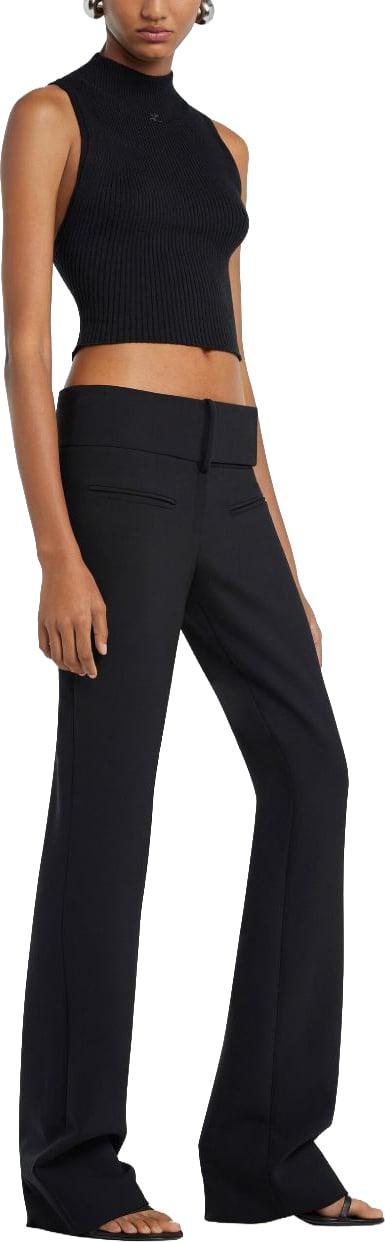  쿠레쥬 민소매 티셔츠 225MTO402FI00499999 BLACK - COURREGES