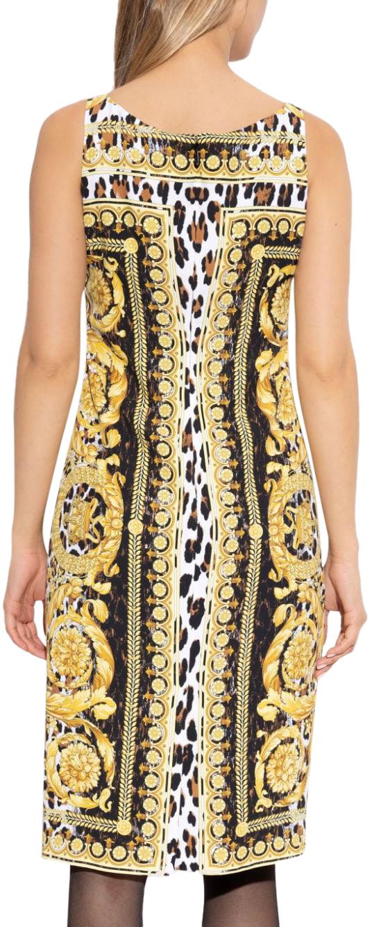 24FW 베르사체 미디 원피스 10164101A124835W050 WHITE - VERSACE