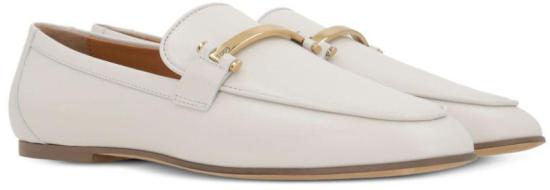 25SS 토즈 카프스킨 레더 로퍼 XXW79A0JE50SMXB015 WHITE - TODS