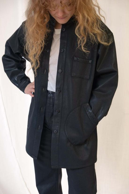  제시 캄 데님 자켓 Jesse Kamm 밴드 칼라 오쿠다 재킷