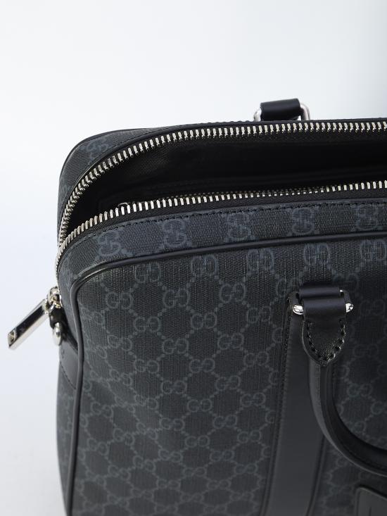 25FW 구찌 GG 미디엄 브리프케이스 792077FADJA1042 BLACK DOM - GUCCI