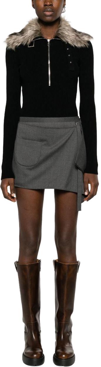  쿠레쥬 미디 스커트 323CJU112WO00739020 GREY - COURREGES