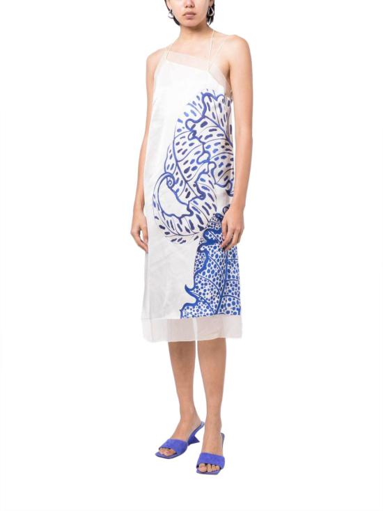  살바토레 페라가모 미디 원피스 765584001 BLUE - SALVATORE FERRAGAMO