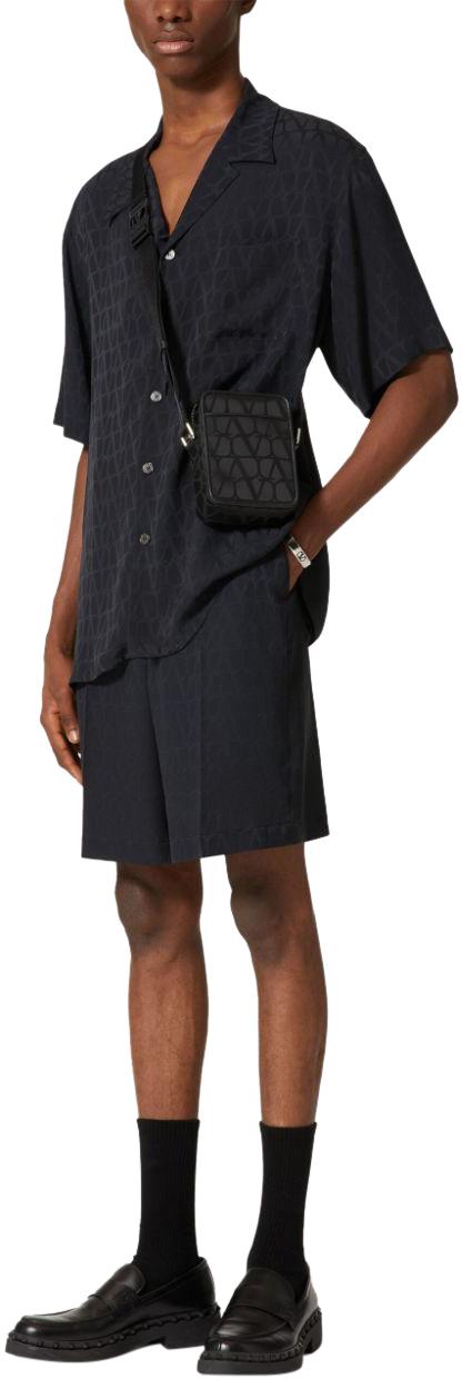  발렌티노 가라바니 숏팬츠 VRDD109V1MXM BLACK - VALENTINO GARAVANI