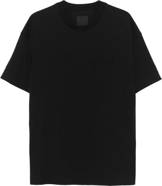  지방시 반팔 티셔츠 BM71MG3YP1001 BLACK