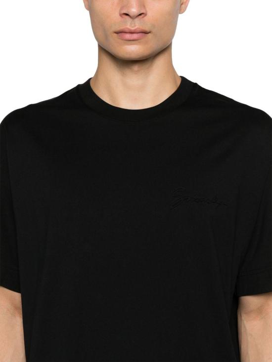  지방시 반팔 티셔츠 BM71MG3YP1001 BLACK - GIVENCHY
