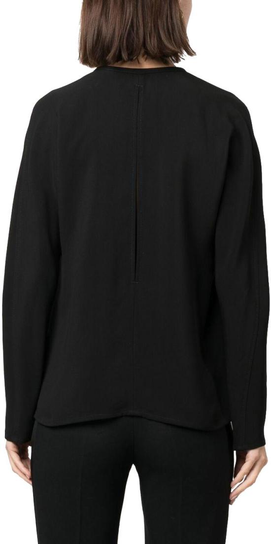  살바토레 페라가모 긴팔 티셔츠 758652002 BLACK - SALVATORE FERRAGAMO