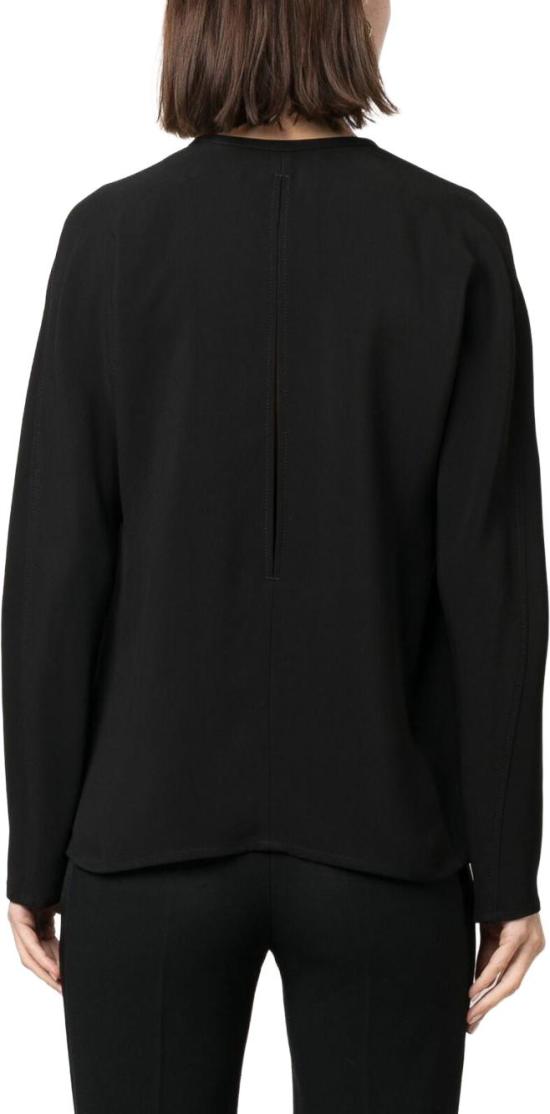  살바토레 페라가모 긴팔 티셔츠 758652002 BLACK - SALVATORE FERRAGAMO