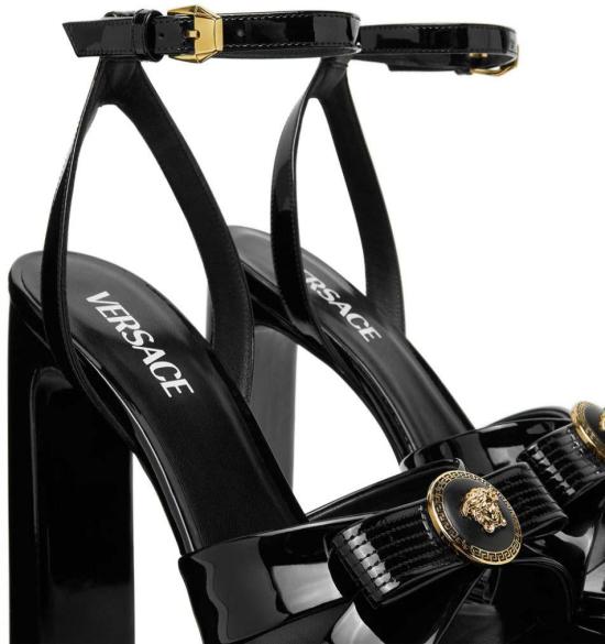 25SS 베르사체 힐/펌프스 1017314D2VE1B00V BLACK - VERSACE