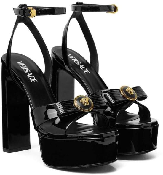 25SS 베르사체 힐/펌프스 1017314D2VE1B00V BLACK - VERSACE