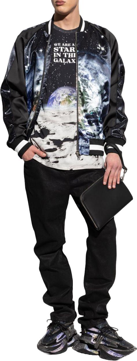  발망 반팔 티셔츠 EH0EG010GE58EAH BLACK - BALMAIN