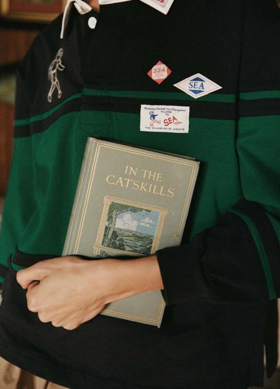  씨뉴욕 폴로 티셔츠 Sea Ny Carolyn L/S 럭비 셔츠 멀티 - SEA NY