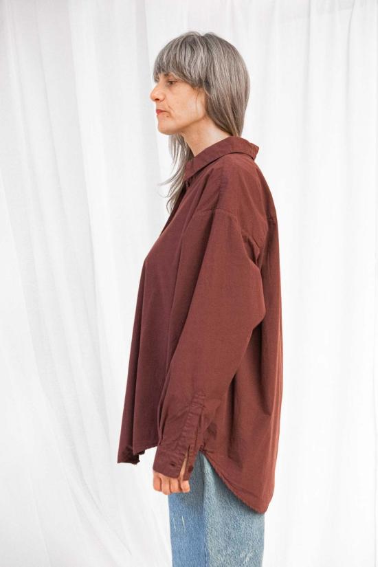  제시 캄 블라우스 제시 캠 앨버타 셔츠 비노 - JESSE KAMM