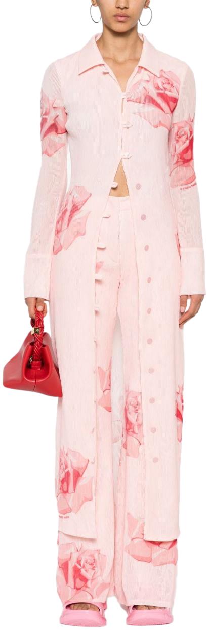  겐조 스트레이트 팬츠 FE52PA0859E134 PINK - KENZO