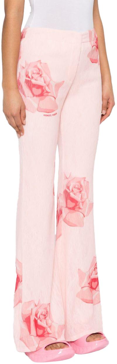  겐조 스트레이트 팬츠 FE52PA0859E134 PINK - KENZO