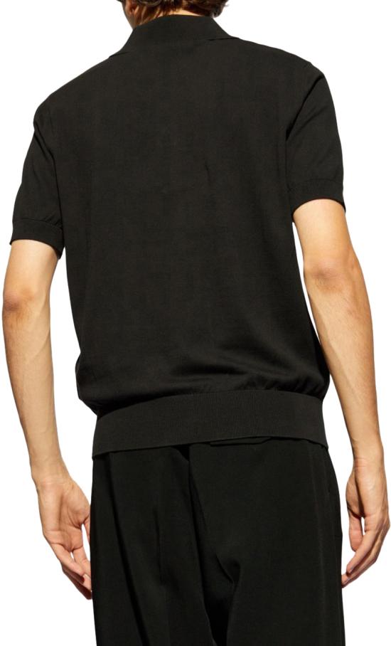 24FW 디스퀘어드2 폴로 티셔츠 S74HA1452D13018900 BLACK - DSQUARED2