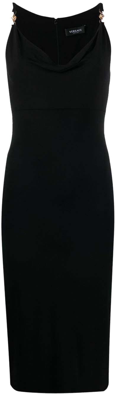 베르사체 미디 원피스 10087451A012531B000 BLACK