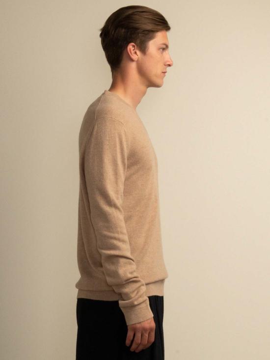  퓨어 캐시미어 엔와이씨 스웨터 퓨어캐시미어 NYC V넥  캐멀 - PURECASHMERE NYC
