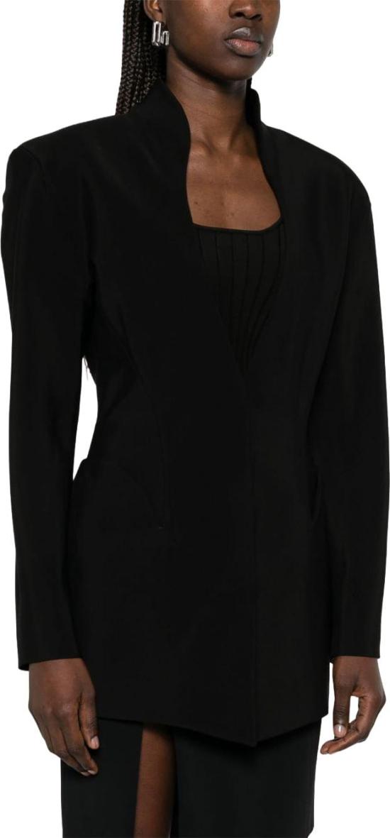  뮈글러 의류 25S1VE04541961999 BLACK - MUGLER