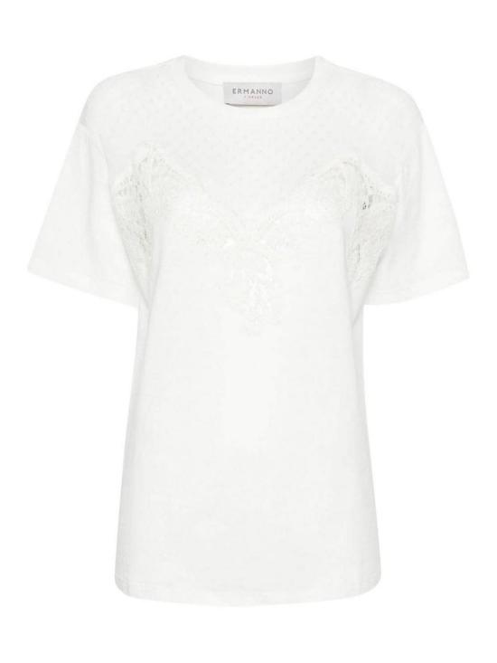  에르마노 피렌제 반팔 티셔츠 D44EL049EG2MF24900249 Cream