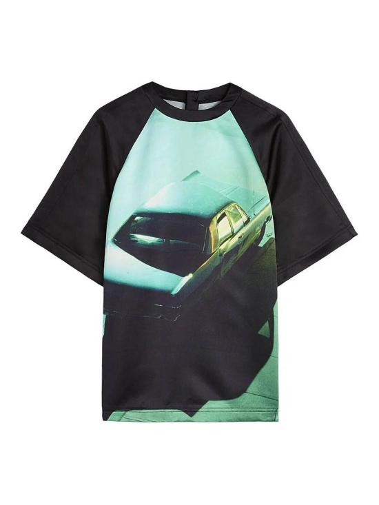 25SS 질샌더 반팔 티셔츠 J21GC0187J65314470 Black