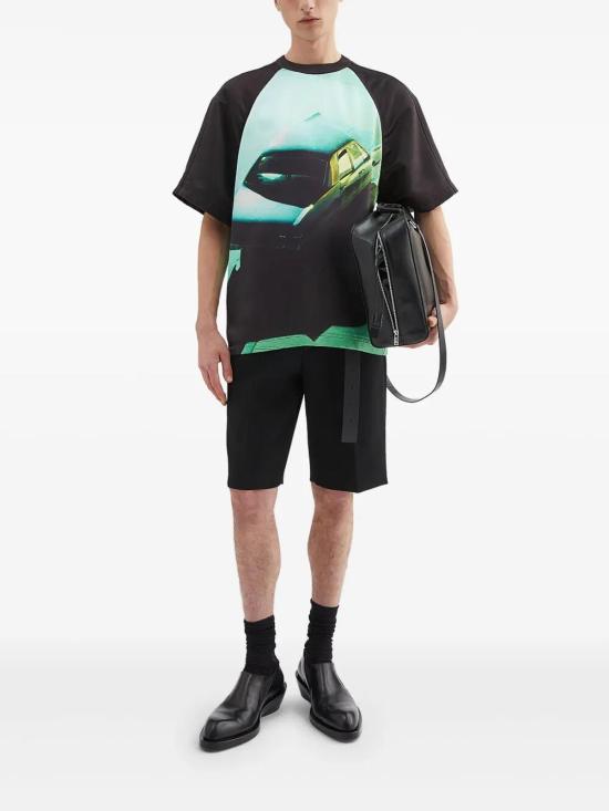 25SS 질샌더 반팔 티셔츠 J21GC0187J65314470 Black - JIL SANDER