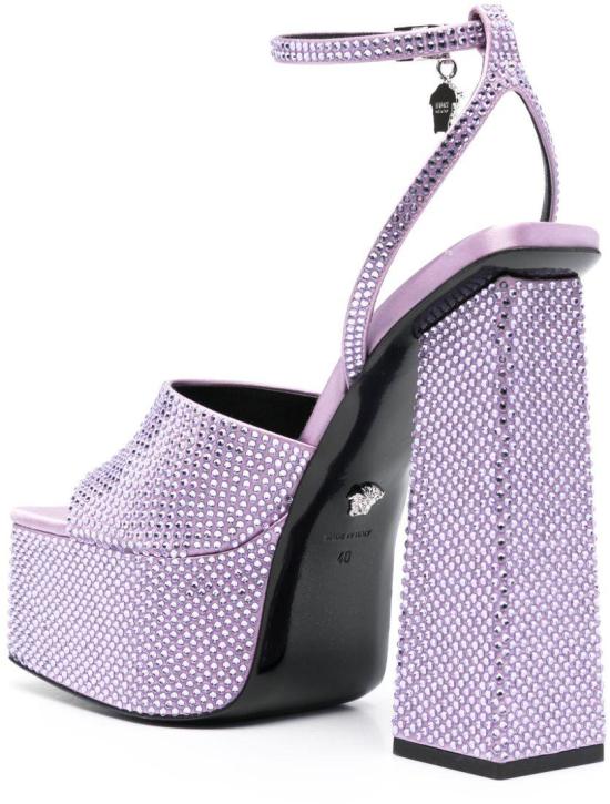 25SS 베르사체 힐/펌프스 10198421A147541LI5P PURPLE - VERSACE