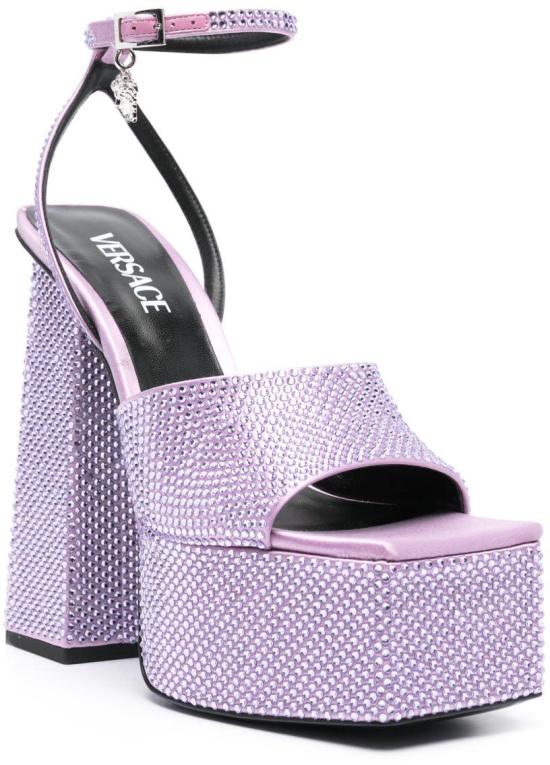 25SS 베르사체 힐/펌프스 10198421A147541LI5P PURPLE - VERSACE