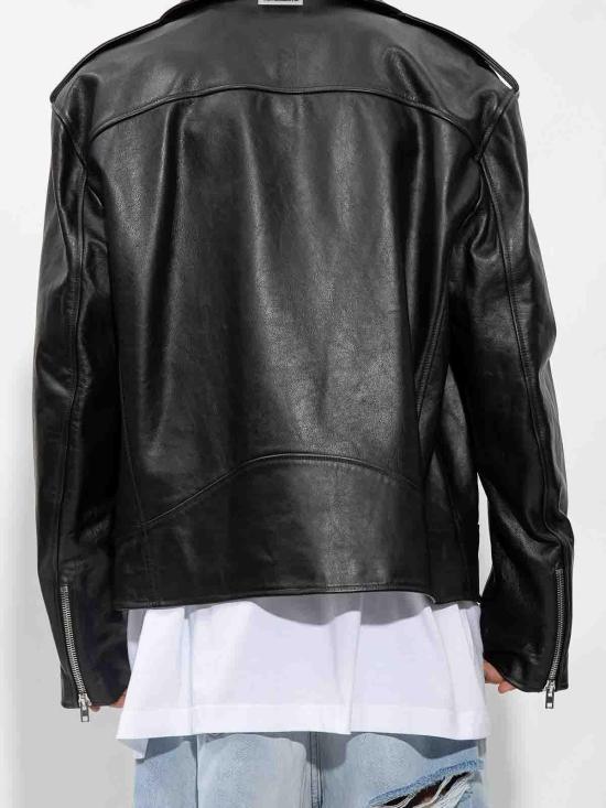  베트멍 바이커 자켓 UE54JA420BBLACK Black - VETEMENTS