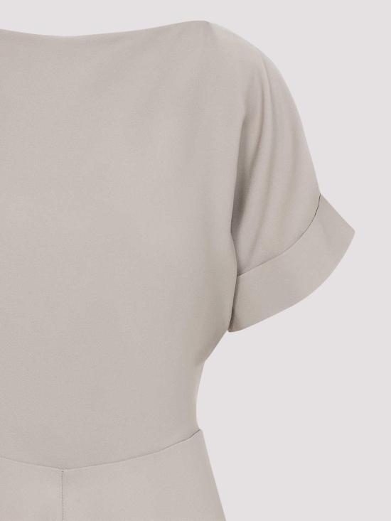  조르지오 아르마니 미디 스커트 GW001318TE10814U8048 Dark Yellow - GIORGIO ARMANI