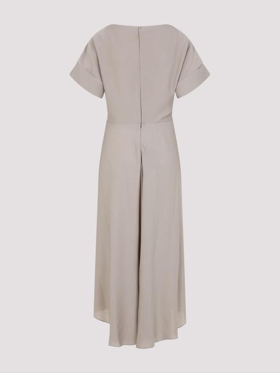  조르지오 아르마니 미디 스커트 GW001318TE10814U8048 Dark Yellow - GIORGIO ARMANI