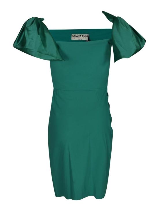 26SS 키아라보니 미디 원피스 ABCOKURATABS66848 Green - CHIARA BONI