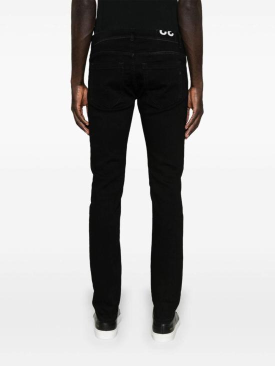  돈답 스트레이트 팬츠 UP232DS0338UHA8DU999C Black - DONDUP